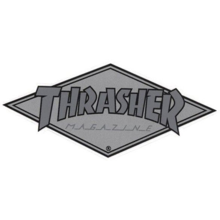 Etichetta Thrasher Diamante - Grigio