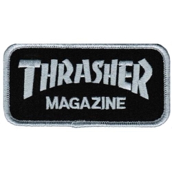 Thrasher Logo nero / grigio toppa