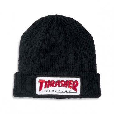 Thrasher Outlined Patch Black Bonnet