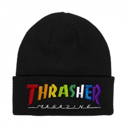 Thrasher Rainbow Mag Black beanie