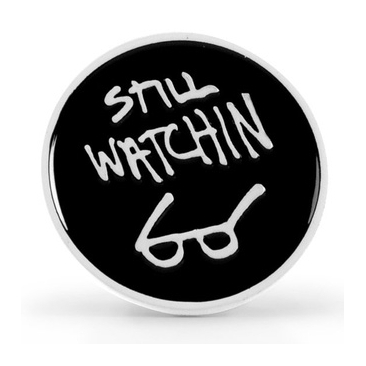 Thrasher Still Watchin Pins & Badge