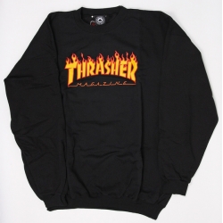 Thrasher Flame Black M sweatshirt