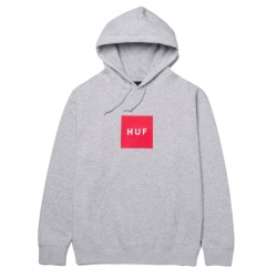 HUF Essentials Box Logo Hood Athletic Heather S sweatshirt