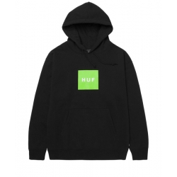 HUF Essentials Box Logo Hood Black M sweatshirt