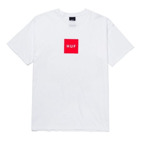 camiseta HUF Essentials Box Logo Ss White M