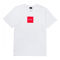HUF Essentials Box Logo Ss White L t-shirt