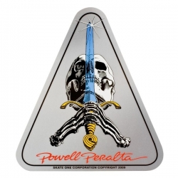 Powell Peralta Aufkleber Schädel & Schwert 