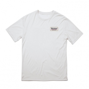 Brixton Palmer Prem Tee - White T-Shirt Skate