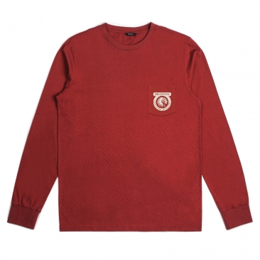Brixton Native - L/S prem Tee - Brick T-Shirt