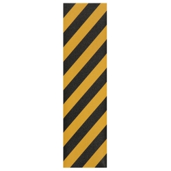 Black Yellow Stripe 9 X 33