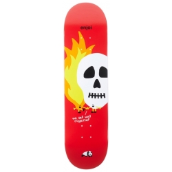 Skulls And Flames Hyb Red 8.25 X 32