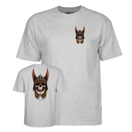 T-Shirt Powell Peralta Andy Anderson Skull Athletic Heather L