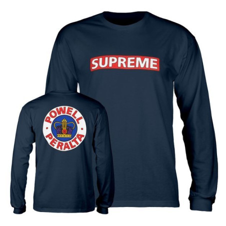 Camiseta Powell Peralta Ls Supreme Navy M