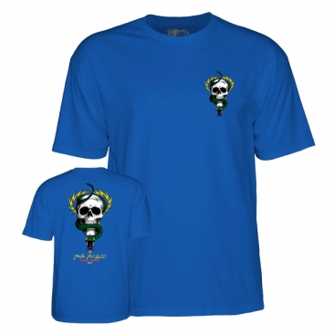 Powell Peralta Mcgill Skull and Snake Royal Blue S T-Shirt