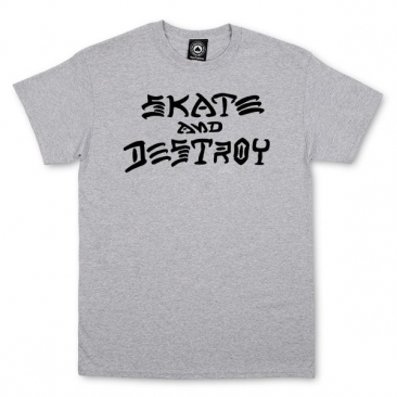 Thrasher Skate and Destroy Grey L Maglietta
