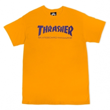 Thrasher Skate Mag Gold Purple S T-Shirt Skate