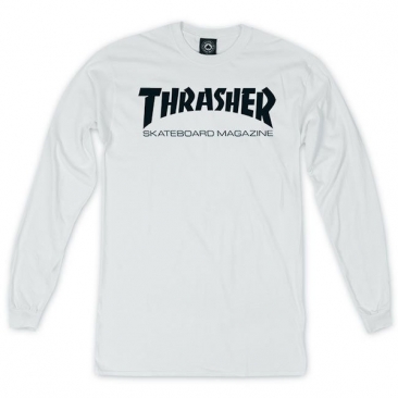 Thrasher Skate Mag Ls White L T-Shirt Skate