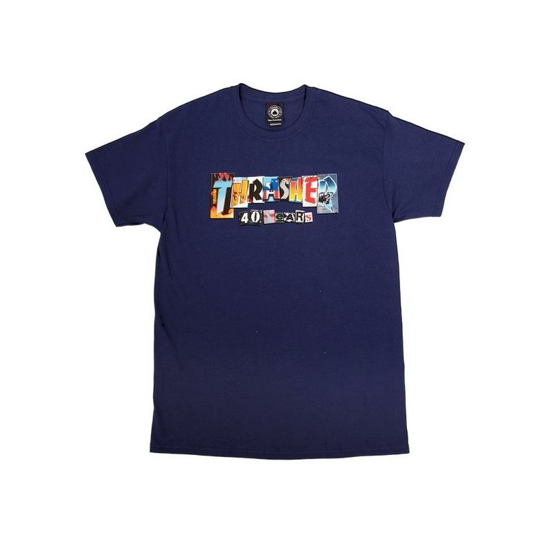 T-Shirt Thrasher 40 Years Navy S - Bild 140574