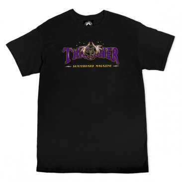 Thrasher Fortune Logo Ss Black S T-shirt