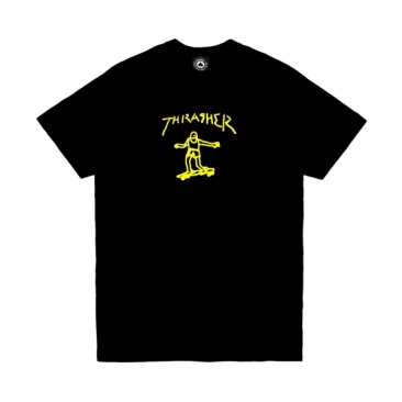 Thrasher Gonz Ss Black Yellow S T-Shirt