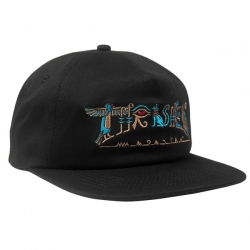 Thrasher Casquette Skate Hieroglyphics Snapback Black 