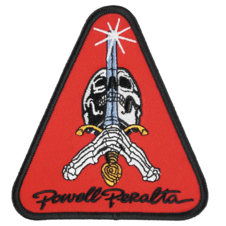 Patch Powell Peralta Skull & Sword Red