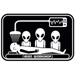 Alien Workshop abduction sticker