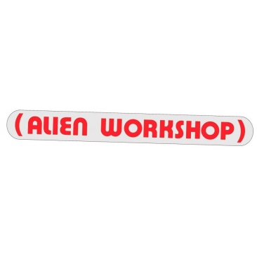 Alien Workshop Klammer - Rot Aufkleber