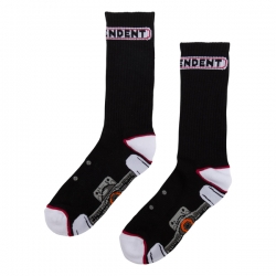 Independent Chaussettes Skate Truck Sock Crew Socks Black 