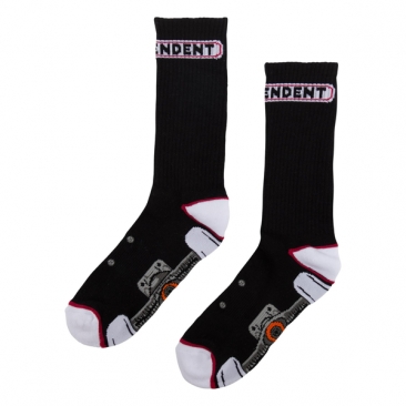 Independent Truck Sock Crew Socks Black Chaussettes Skate