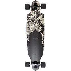 Dusters Cruiser Longboard Complet Longboard Channel Blooming 38 Black White 
