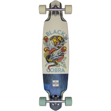 Dusters Longboard Cobra 38 Teal Off White Longboard Cruiser completo