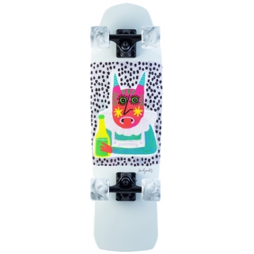 Landyachtz Dinghy Shape 9 Chartreuse 28.5 X 8.5 Cruiser Longboard Complete