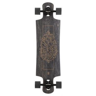 Landyachtz Lb Drop Hammer Black Pinecone 36.5 X 10 Longboard Cruiser completo