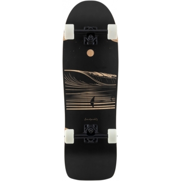 Landyachtz Surf Life Dark Wave 30.9 X 9.5 Cruiser Longboard Complete