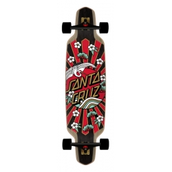 Santa Cruz Cruiser Longboard Complet Crane Dot 9.50 X 37.52 Drop Down 