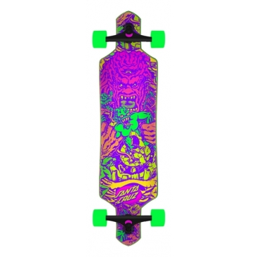 Santa Cruz Roskopp Five 9.0 X 36 Drop Thru Longboard Cruiser completo
