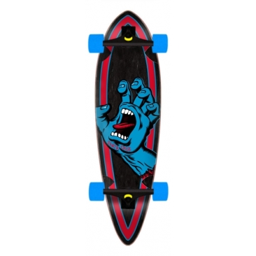 Santa Cruz Screaming Hand 9.20 X 33 Pintail Cruiser Longboard Complete