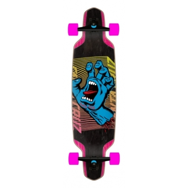 Santa Cruz Split Hand 9.50 X 37.52 Drop D Longboard Cruiser completo