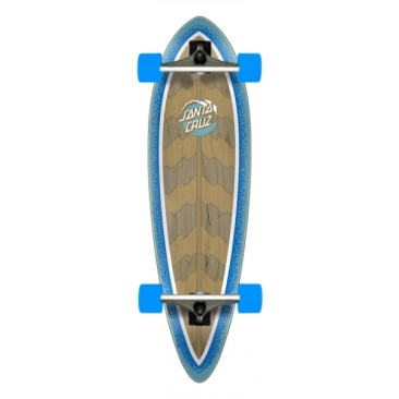 Santa Cruz Stipple Wave Dot 9.20 X 33 Pt Cruiser Longboard Complete