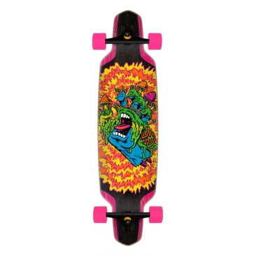 Santa Cruz Toxic Hand 9.50 X 37.52 Drop D Longboard Cruiser completo