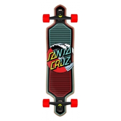 Santa Cruz Cruiser Longboard Complet Wave Dot Splice 9.0 X 36 Drop T 