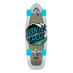 Santa Cruz Cruiser Longboard Complet Wave Dot Cut Back 9.75 X 29.95 