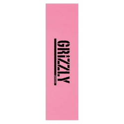 Grizzly Grip Skate Stamp Pink Black 9 X 33 