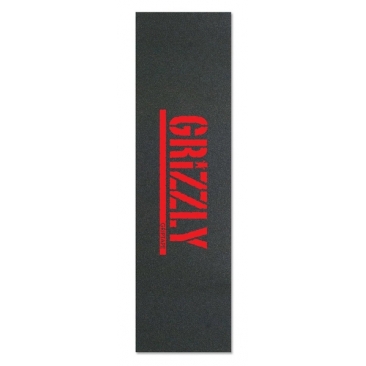 Grizzly Stamp Print Red 9 X 33 Grip Skate