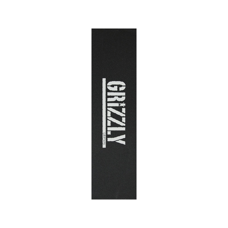 Grizzly grip skateboard Stamp Print White 9 X 33