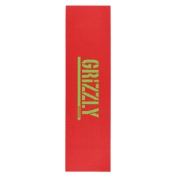 Grizzly Grip Skate Stamp Red Green 9 X 33 