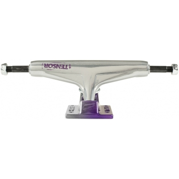 Tensor 5.5 Alu Stncl Mirror Raw Purp Fade Trucks Skateboard