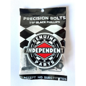 Independent Vis 7/8" Phillips Black Red Visserie