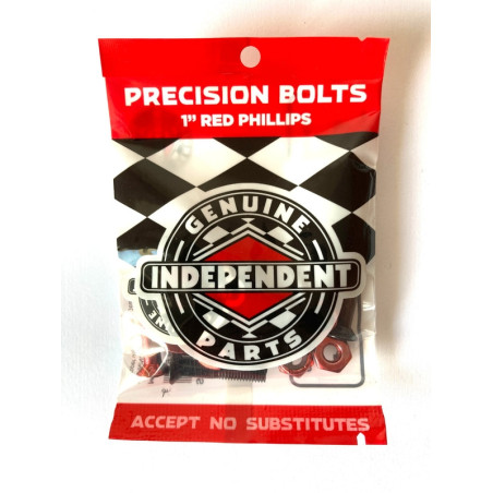 Empulgueras Independent Tornillo Phillips 1 "Rojo